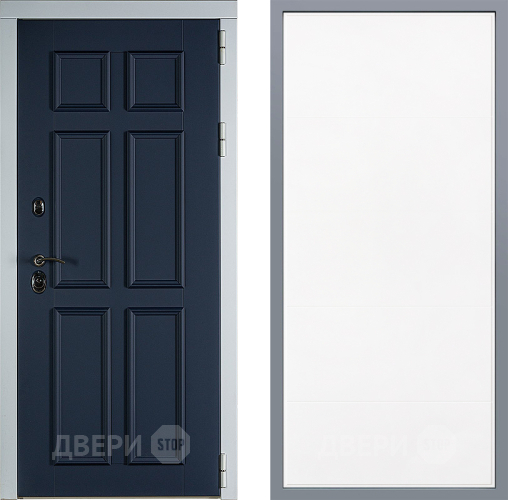 Дверь Заводские двери Стокгольм Тривия Белый софт в Апрелевке