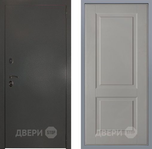 Дверь Заводские двери Эталон 3к антик серебро Доррен Грей софт в Апрелевке