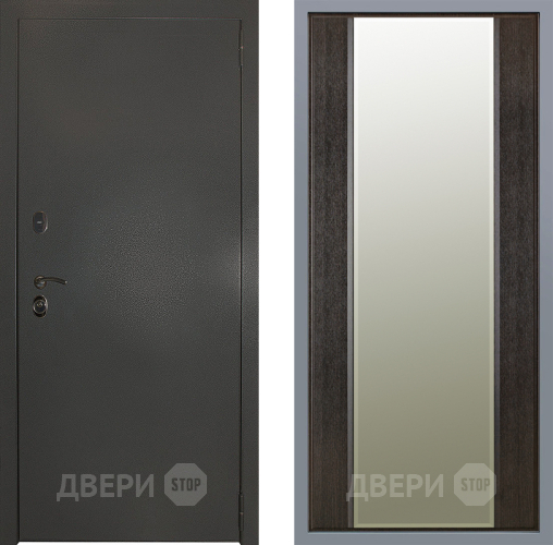 Дверь Заводские двери Эталон 3к антик серебро Зеркало Макси Венге в Апрелевке