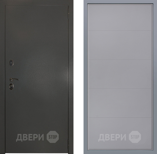 Дверь Заводские двери Эталон 3к антик серебро Тривия Грей софт в Апрелевке