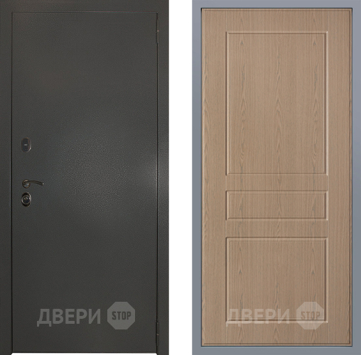 Дверь Заводские двери Эталон 3к антик серебро К-2 Беленый дуб в Апрелевке