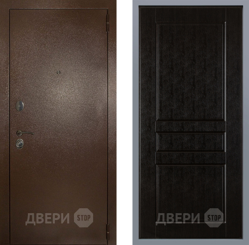 Дверь Заводские двери Эталон 3к антик медь К-2 Венге в Апрелевке