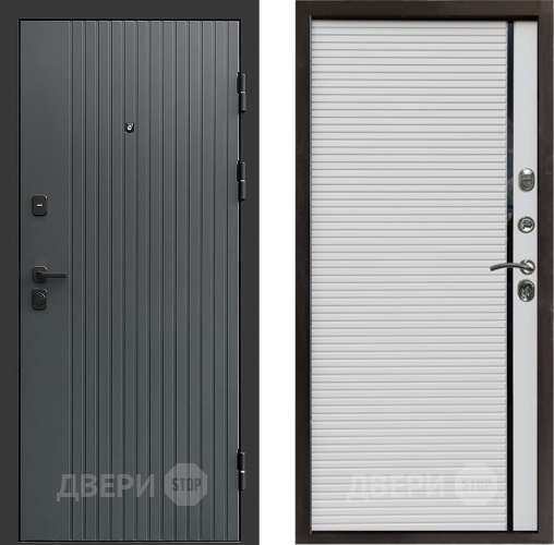 Входная металлическая Дверь Престиж Tvist Grey Porte Белый в Апрелевке