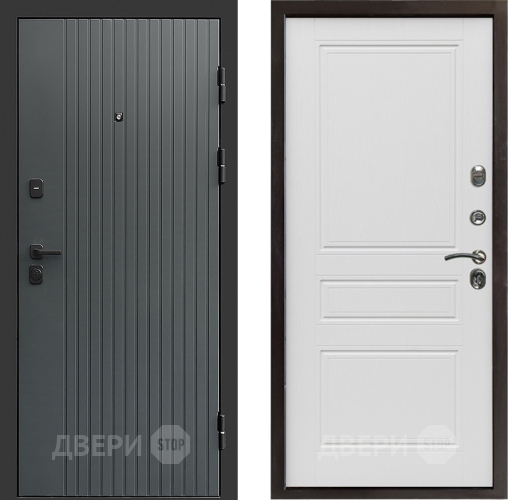 Входная металлическая Дверь Престиж Tvist Grey Классика Лиственница белая в Апрелевке