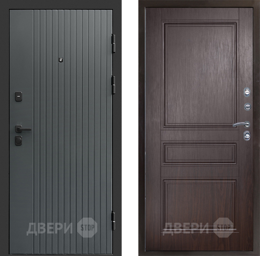 Входная металлическая Дверь Престиж Tvist Grey Классика Венге в Апрелевке