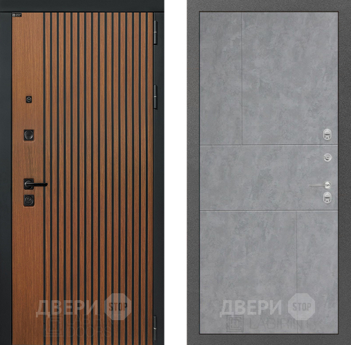 Входная металлическая Дверь Лабиринт (LABIRINT) Шторм 21 Бетон светлый в Апрелевке