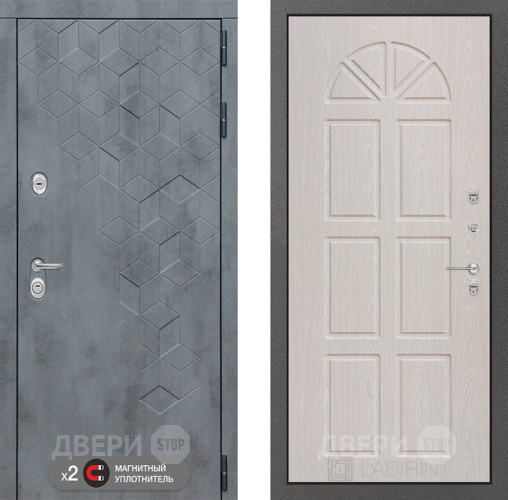 Входная металлическая Дверь Лабиринт (LABIRINT) Бетон 15 VINORIT Алмон 25 в Апрелевке