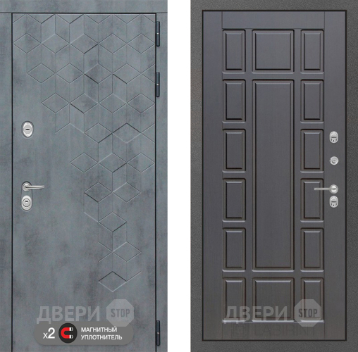Входная металлическая Дверь Лабиринт (LABIRINT) Бетон 12 Венге в Апрелевке