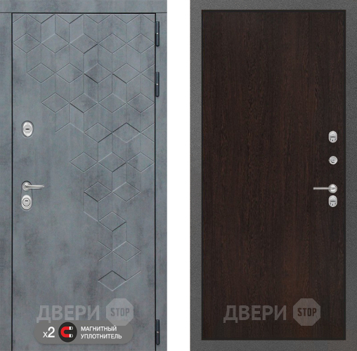 Входная металлическая Дверь Лабиринт (LABIRINT) Бетон 05 Венге в Апрелевке