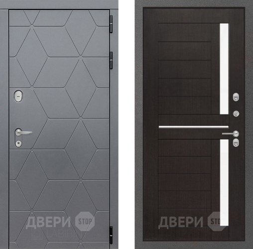 Входная металлическая Дверь Лабиринт (LABIRINT) Cosmo 02 Венге в Апрелевке