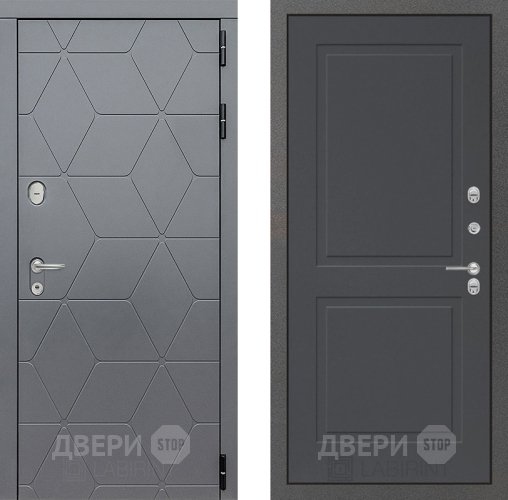 Входная металлическая Дверь Лабиринт (LABIRINT) Cosmo 11 Графит софт в Апрелевке