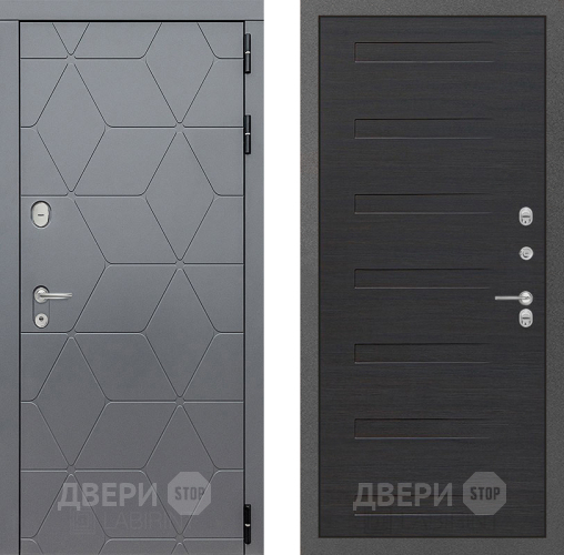Входная металлическая Дверь Лабиринт (LABIRINT) Cosmo 14 Эковенге поперечный в Апрелевке