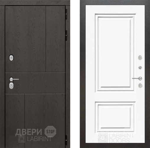 Дверь Лабиринт (LABIRINT) Urban 26 Белый (RAL-9003) в Апрелевке
