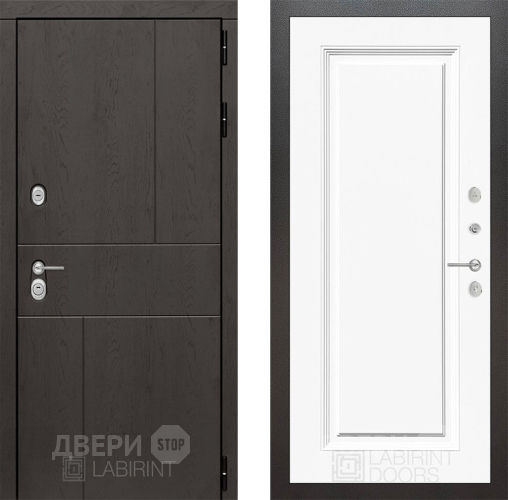 Дверь Лабиринт (LABIRINT) Urban 27 Белый (RAL-9003) в Апрелевке