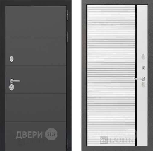 Дверь Лабиринт (LABIRINT) Art 22 Белый софт в Апрелевке