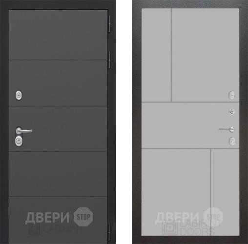 Дверь Лабиринт (LABIRINT) Art 21 Грей софт в Апрелевке