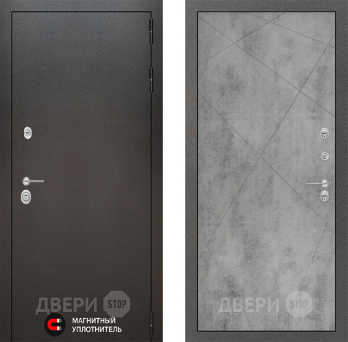 Входная металлическая Дверь Лабиринт (LABIRINT) Silver 24 Бетон светлый в Апрелевке