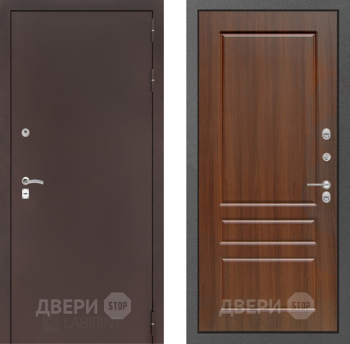 Дверь Лабиринт (LABIRINT) Classic антик медь 03 Орех бренди в Апрелевке