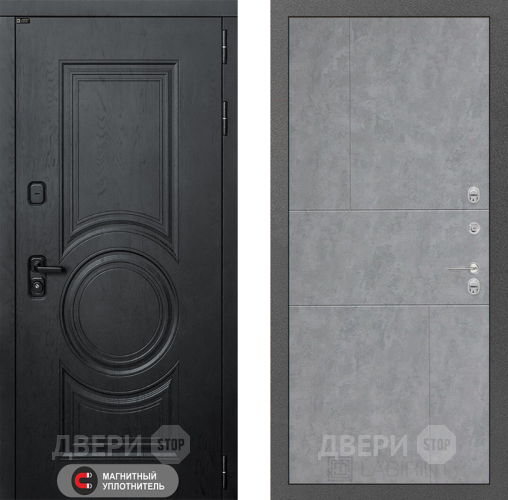 Входная металлическая Дверь Лабиринт (LABIRINT) Гранд 21 Бетон светлый в Апрелевке
