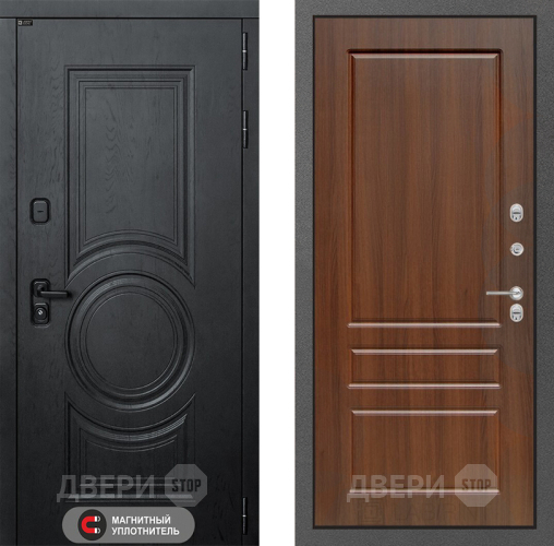 Входная металлическая Дверь Лабиринт (LABIRINT) Гранд 03 Орех бренди в Апрелевке
