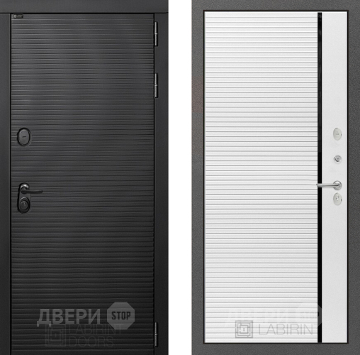 Входная металлическая Дверь Лабиринт (LABIRINT) Вулкано 22 Белый софт в Апрелевке