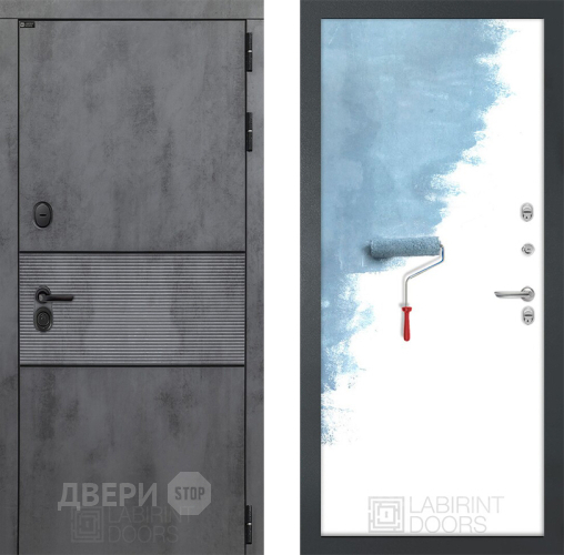 Входная металлическая Дверь Лабиринт (LABIRINT) Инфинити 28 Под покраску в Апрелевке