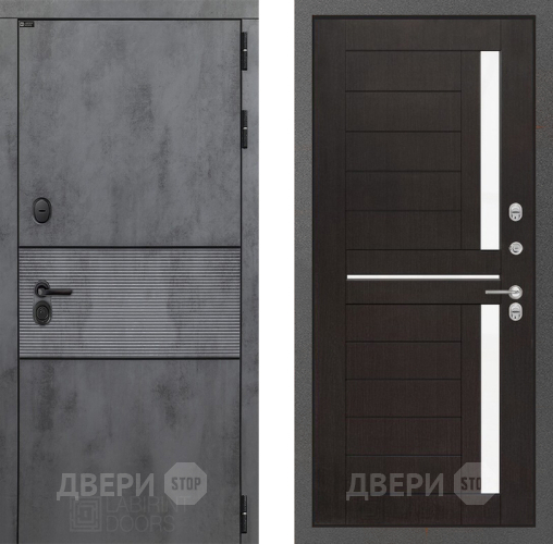 Входная металлическая Дверь Лабиринт (LABIRINT) Инфинити 02 Венге в Апрелевке