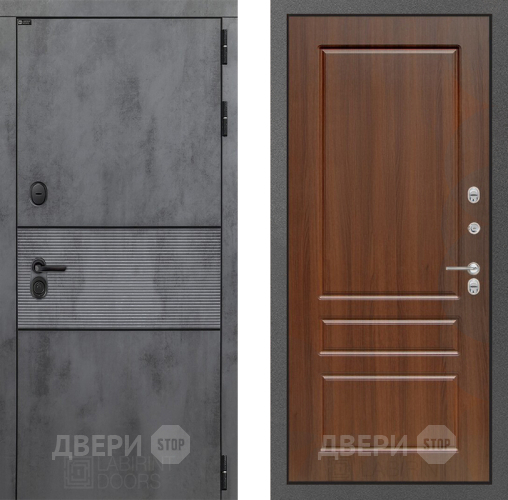 Входная металлическая Дверь Лабиринт (LABIRINT) Инфинити 03 Орех бренди в Апрелевке
