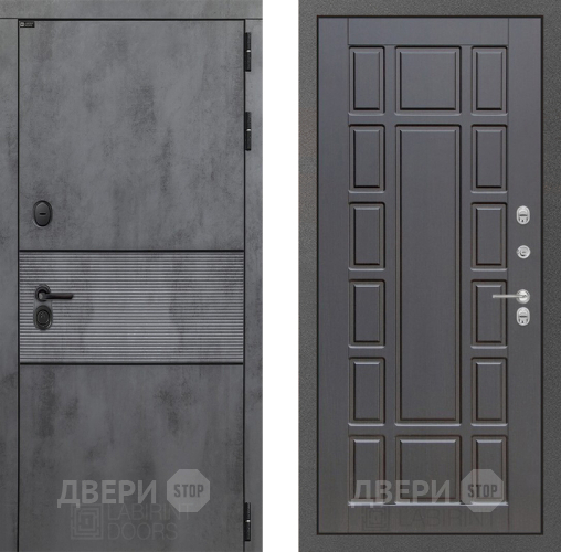 Входная металлическая Дверь Лабиринт (LABIRINT) Инфинити 12 Венге в Апрелевке