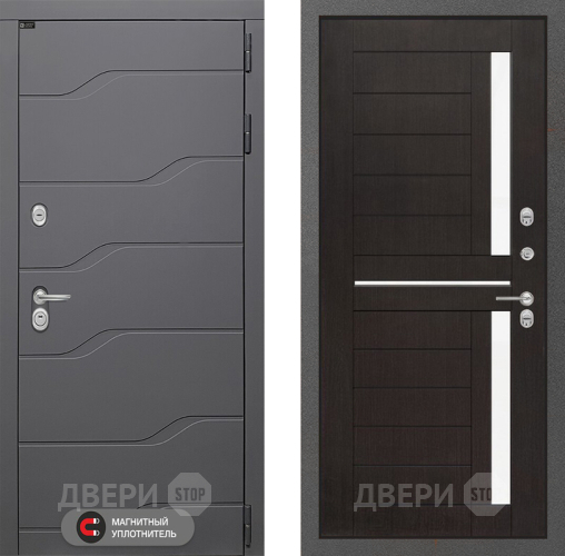 Входная металлическая Дверь Лабиринт (LABIRINT) Ривер 02 Венге в Апрелевке