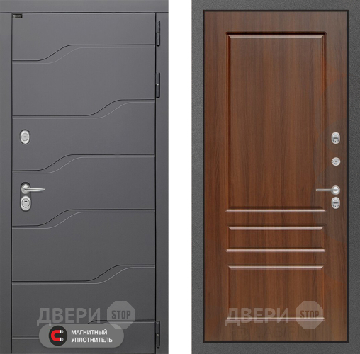 Входная металлическая Дверь Лабиринт (LABIRINT) Ривер 03 Орех бренди в Апрелевке
