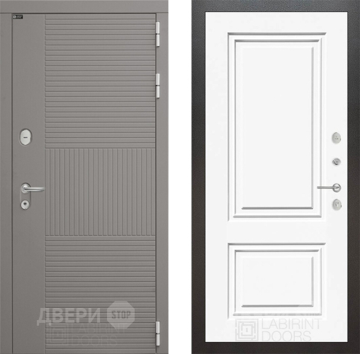 Дверь Лабиринт (LABIRINT) Формо 26 Белый (RAL-9003) в Апрелевке