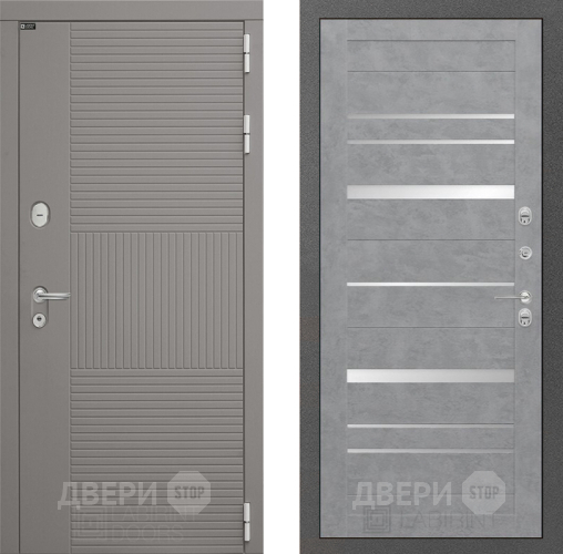 Входная металлическая Дверь Лабиринт (LABIRINT) Формо 20 Бетон светлый в Апрелевке