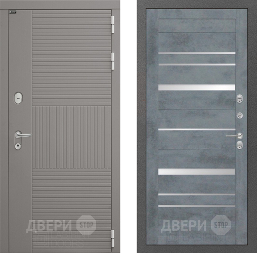 Входная металлическая Дверь Лабиринт (LABIRINT) Формо 20 Бетон темный в Апрелевке