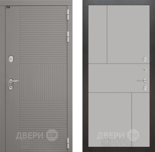 Входная металлическая Дверь Лабиринт (LABIRINT) Формо 21 Грей софт в Апрелевке