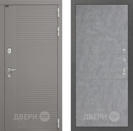 Входная металлическая Дверь Лабиринт (LABIRINT) Формо 21 Бетон светлый в Апрелевке