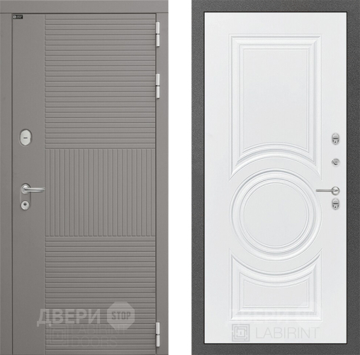Дверь Лабиринт (LABIRINT) Формо 23 Белый софт в Апрелевке