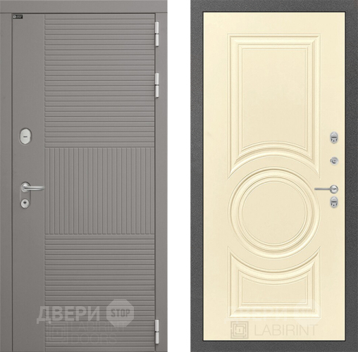 Входная металлическая Дверь Лабиринт (LABIRINT) Формо 23 Шампань в Апрелевке