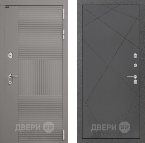 Входная металлическая Дверь Лабиринт (LABIRINT) Формо 24 Графит софт в Апрелевке
