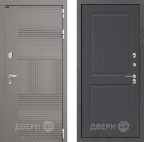 Входная металлическая Дверь Лабиринт (LABIRINT) Формо 11 Графит софт в Апрелевке