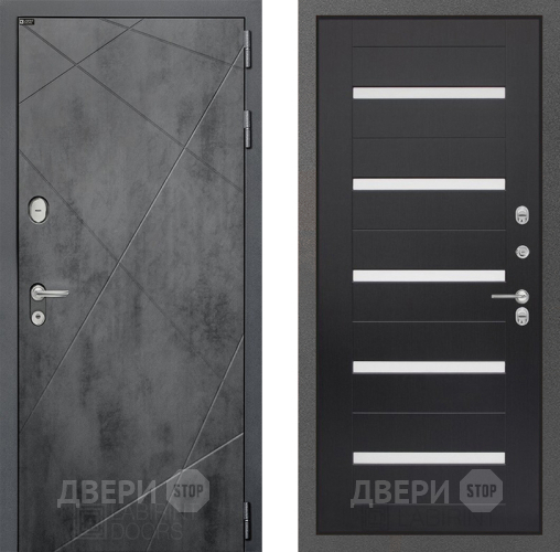 Входная металлическая Дверь Лабиринт (LABIRINT) Лофт 01 Венге в Апрелевке