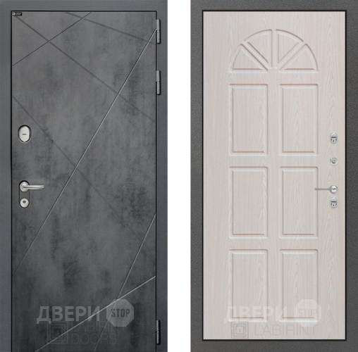 Входная металлическая Дверь Лабиринт (LABIRINT) Лофт 15 VINORIT Алмон 25 в Апрелевке