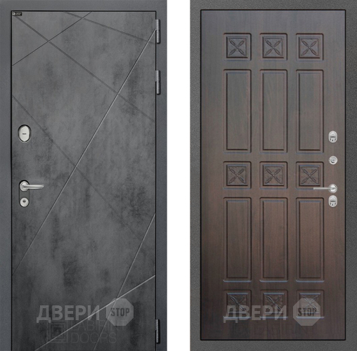 Входная металлическая Дверь Лабиринт (LABIRINT) Лофт 16 VINORIT Алмон 28 в Апрелевке