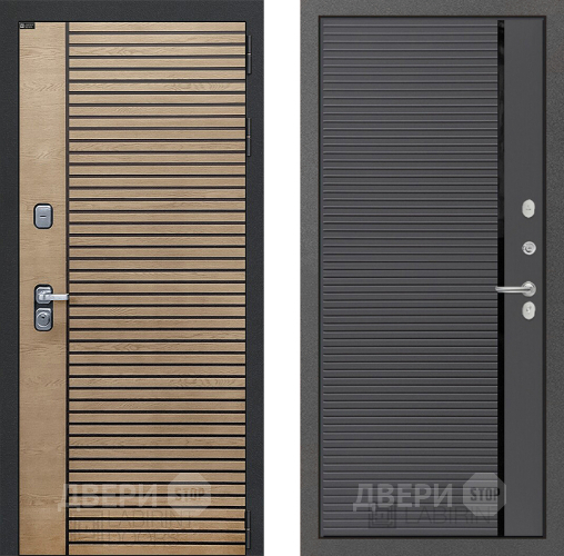 Входная металлическая Дверь Лабиринт (LABIRINT) Ritm 22 Графит софт в Апрелевке