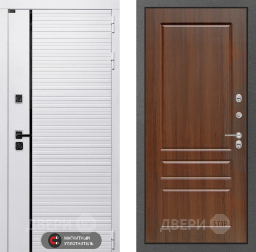 Входная металлическая Дверь Лабиринт (LABIRINT) Royal 03 Орех бренди в Апрелевке