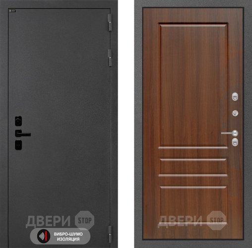Входная металлическая Дверь Лабиринт (LABIRINT) Acustic 03 Орех бренди в Апрелевке