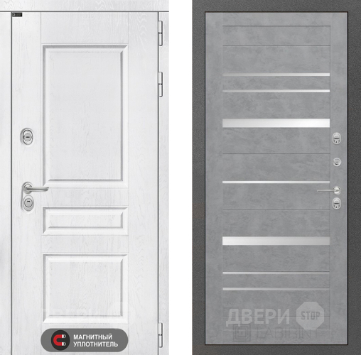 Входная металлическая Дверь Лабиринт (LABIRINT) Versal 20 Бетон светлый в Апрелевке