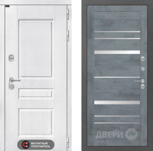 Входная металлическая Дверь Лабиринт (LABIRINT) Versal 20 Бетон темный в Апрелевке