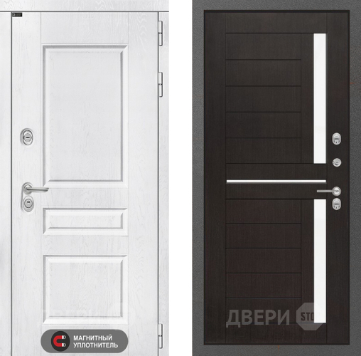 Входная металлическая Дверь Лабиринт (LABIRINT) Versal 02 Венге в Апрелевке