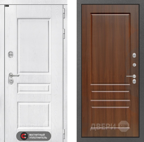 Входная металлическая Дверь Лабиринт (LABIRINT) Versal 03 Орех бренди в Апрелевке